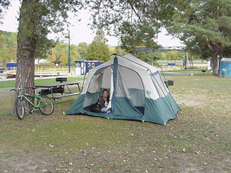 New York State Campsite http://www.canals.ny.gov/trails/camping.html